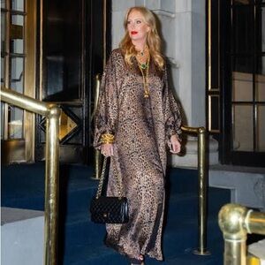 Emily McCarthy Fiona Dress-Leopard Print